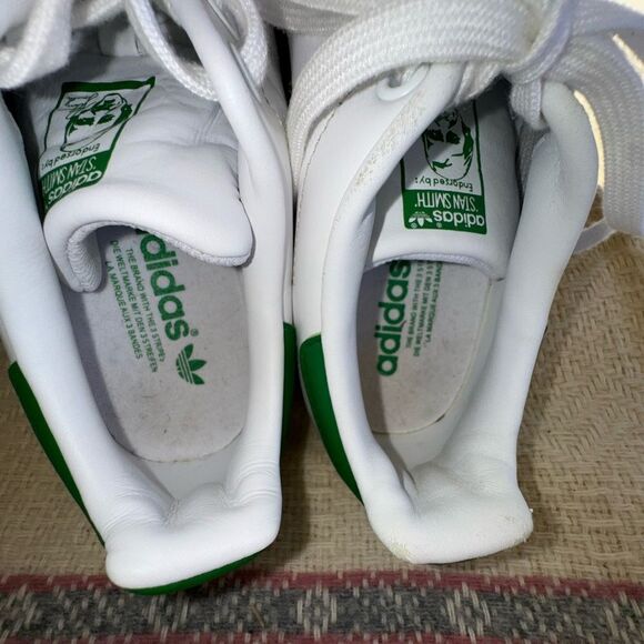 Adidas Stan Smith iconic Green /white tennis Shoes women’s sz 8 - Picture 4 of 6